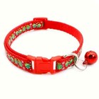 Pet Collar Cat Dog Christmas Adjustable W bell Gifts   Gloves  7 48-12 60 In