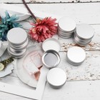 10pcs Mini Round Tin Can Boxes Metal Case Jewelry Container 30ml With Lids Cover
