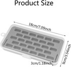 Set Of 2 Plastic Bobbin Storage Boxes - Sewing Craft Plastic Case Storage Box  g