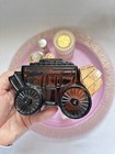 Vintage Vanity Set Pink Tray Perfume Bottles Powder Jar Avon Carriage Bottle Lot