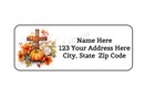 30 Autumn Cross Halloween Personalized Return Address Labels 1 In X 2 625 In
