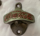 Coca Cola Adv  -starrx Wall Mount Opener   Church Key Metal Bottle Openers  5-13
