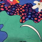 Rare Vintage Mid Century Retro 70s Psychedelic Floral Waves Fabric  Jams World