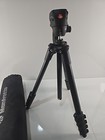 Manfrotto Mkcompactacn-bk Compact Action Aluminium Tripod Hybrid Adjustable