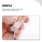 60 Pcs Non Woven Fiber Nail Wraps Nail Care Fiberglass Nails