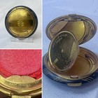 Richard Hudnut Compact Art Deco Double Vanity Mirrored Powder Rouge Box Usa