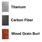 Ezgo Marathon Golf Cart Dash Cover Carbon Fiber  Woodgrain  Titanium  Black