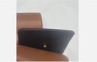 Valentino Garavani Vlogo Signature Leather Belt Brown Gold Buckle Size 48 120 