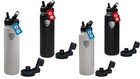 Insulated Stainless Steel Water Bottle Double Wall Leakproof Hot Cold W  2 Lids