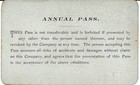 1896 Ohio River Railroad Company Ticket Pass   140