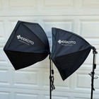 Studio Lighting Kit 3x105w Cfl W  20  Soft Boxes W  Lamp Stands   Carry Case