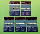 2024 United Airlines Fleet Trading Cards 5 Total