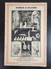 Authentic 1926 Vaudeville Act Poster Sankus   Sylvers Foxtrot Acrobats   Clown