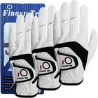 White Golf Gloves Men 3 6 Packs Left right Mdeium Large Leather All Weather Grip