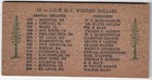 1979  Iowmc 15th  St  Louis  Missouri  Large 6  X 3   15 Token  Wooden Nickel