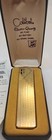 Vtg Colibri 1974 Gold Tone Slim Cigarette Lighter With Original Box   Order Form