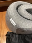 Wander Plus Travel Neck Pillow Memory Foam Wrap Around Support Grey   Bag