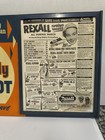 Impressive Vintage Double Sided Amos N Andy Rexall Store Metal Advertising Sign