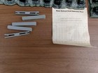 Jim Beam Railroad   4 Sections Of Track   5 Clips   For Large Size Trains Nib