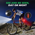 Usb Rechargeable Bright Led Bicycle Bike Front Headlight   Rear Tail Light Sets