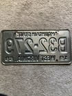 1968 West Virginia License Plate - B32 279 - Nice 