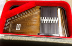 Vintage Autoharp Oscar Schmidt Stringed Beautiful Musical Instrument W  Case