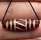 Beautiful Ancient Sassanian Sassanid Etched Agate Bead