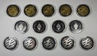 Physical Crypto Commemorative Token  14  Coin Lot- Gold Silver Plated Novelty