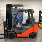 2020 Toyota 8fgcu30 6000lb Used Lp Gas Forklift Triple Mast Sideshift 4638 Hours