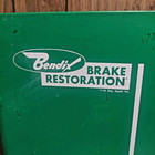 Bendix Brake Parts Vintage Metal Cabinet 60s Green Parts Advertising 18x20x6