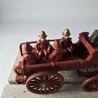 Cast Iron Horse Drawn Fire Patrol Wagon By Utexical 1970 Rare