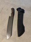 Tops El Chete Fixed Knife 12  Midnight Bronze 1095hc Steel Blade Micarta Handle