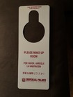 Imperial Palace  Hotel Casino Las Vegas Do Not Disturb Door Sign   Key Card
