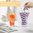 Straw Holder For Standard Size Drinking Straws  Acrylic Plastic Straw Dispens   