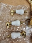 Antique Brass  Faucet Sink  Shower Head   Parts
