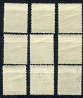 Germany 3rd Reich Occupation Ww2 Montenegro Scott 3n1-3n9 Small Imperfections Nh