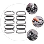 20x Portable Bottle Buckles Oval-type Carabiners Hanging Buckles Bag Accessories