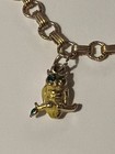 Vintage Walt Disney Productions Bambi Charm Bracelet Friend Owl Thumper Flower