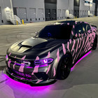 Flow Glow Rgbw Led Inserts Fits 08-23 Dodge Srt Hellcat Oem Emblem Badge Logo