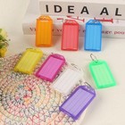 10-pack Luggage Tags Travel Suitcase Bag Tag Name Address Id Plastic Labels