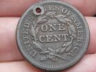 1851 Braided Hair Large Cent Penny- Vf xf Details