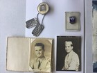Wwii Army Air Force Lot Dog Tags Id Badge Bible Photos Belt Dui Pin Discharge