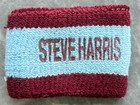 Iron Maiden Steve Harris Stage Used In Japan Original Sweatband Wristband Genuin