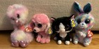 Lot 17 Ty Beanie Boos  All Different  4 With Paper Tags Dogs Cats Ostrich Sloth 