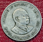 Very Nice 1989 Kenya One Shilling Coin-mar094