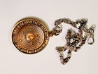 Zodiac Scorpio Calendar Coin Token Medallion 2  Vintage  W chain