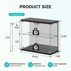 Gurexl Clear Display Case With Led Lights   Glass Display Box W  Human Sensor