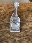 Chased Silver Caddy Spoon - Celtic Cross - Cooper Bros - Sheffield