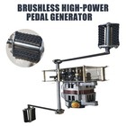 Ac 2000w Permanent Magnet Brushless Power Pedal Generator Dc Battery Charging