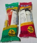 2 Christmas Pez Dispensers W  Candy Santa Claus   Frosty Fun   Games Footed New